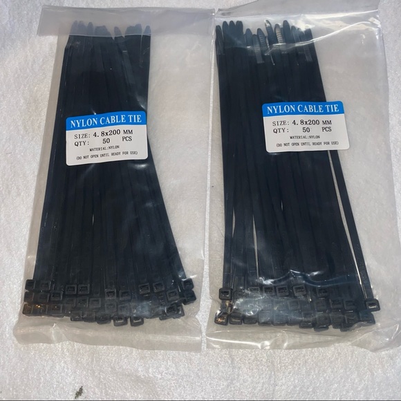 Alex Tech 10ft -1/2 inch Black Sleeve Split Cord Protector Wire/ Nylon Cable Tie - Picture 3 of 5